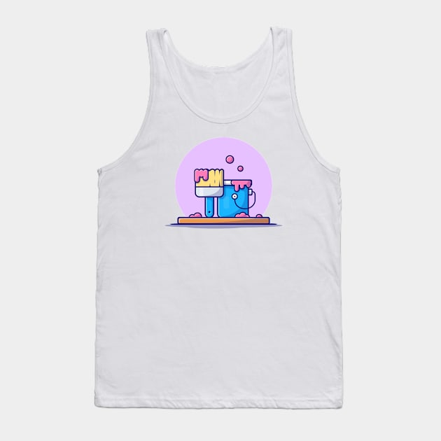 Brush And Paint Tank Top by Catalyst Labs